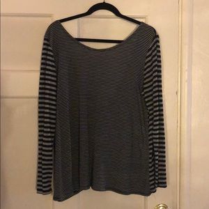 Backless workout/lounge top